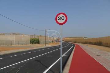 La nueva pinta de la carretera de Melenara/TA.